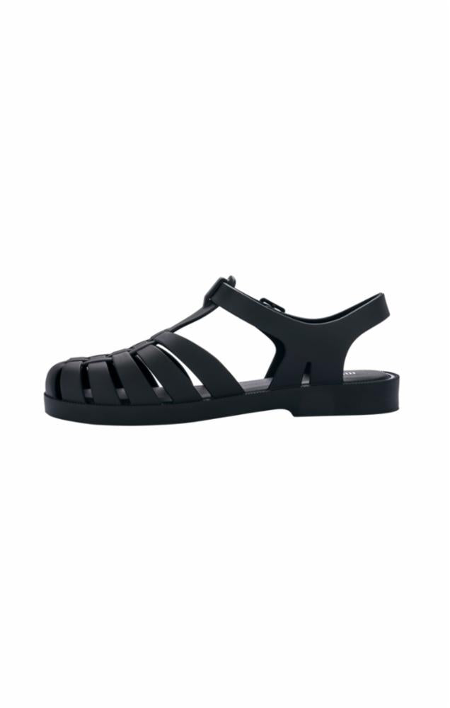 Melissa Women's 32408 Black M Leather Sandals - Comfortable & Stylish Summer Shoes for Beach, Vacation & Casual Wear