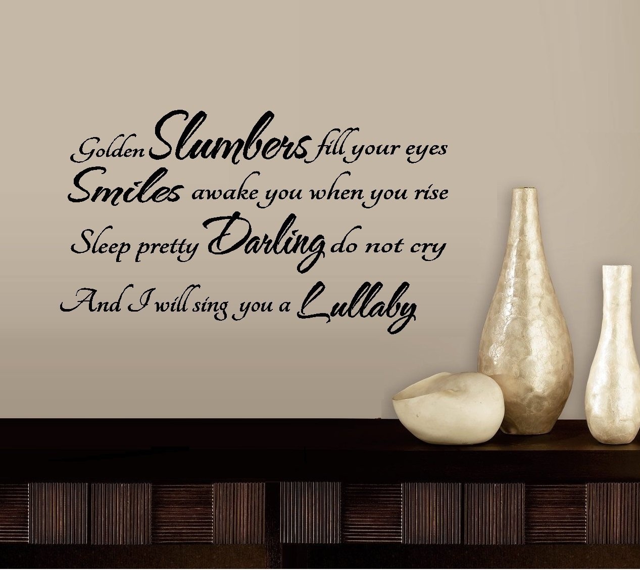 Golden Slumbers #2 Wall Decal - 13