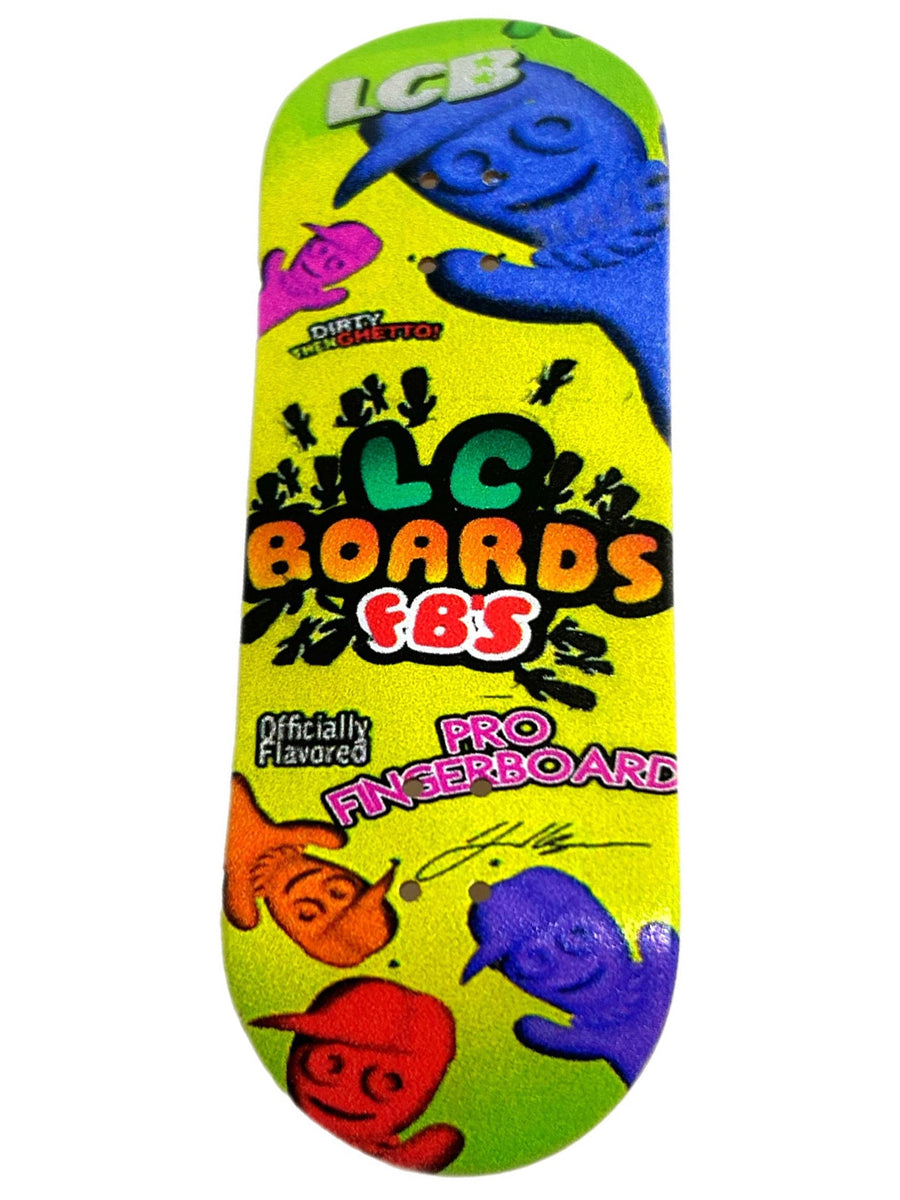LC Fingerboards Deck - Professional Skateboard Fingerboard for Tricks & Practice | LC Patch Included | Perfect for Beginners & Skaters at Home, Office, or School