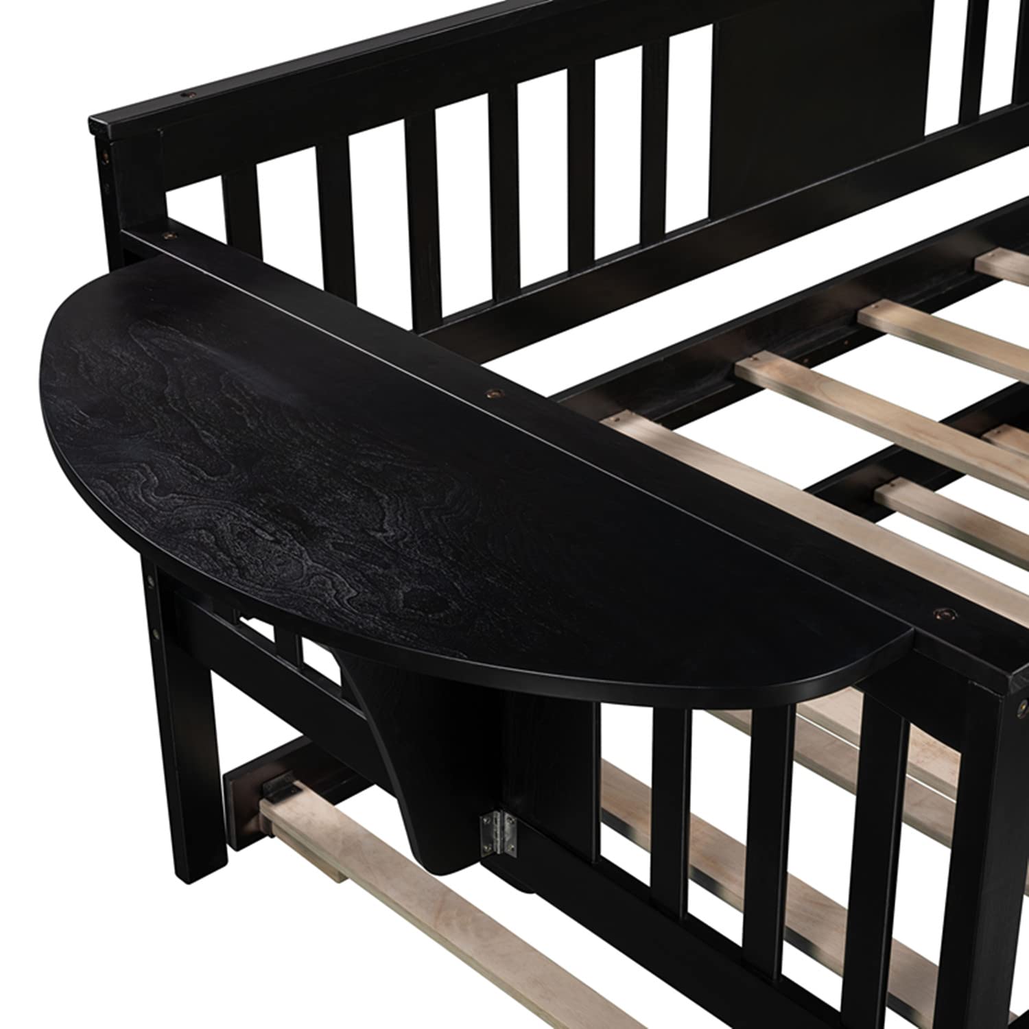 i-POOK Twin Size Daybed with Trundle - Solid Wood Bed Frame, Multifunctional Storage Daybed for Bedroom & Living Room - No Box Spring Needed | Perfect for Guest Rooms, Small Spaces & Home Offices