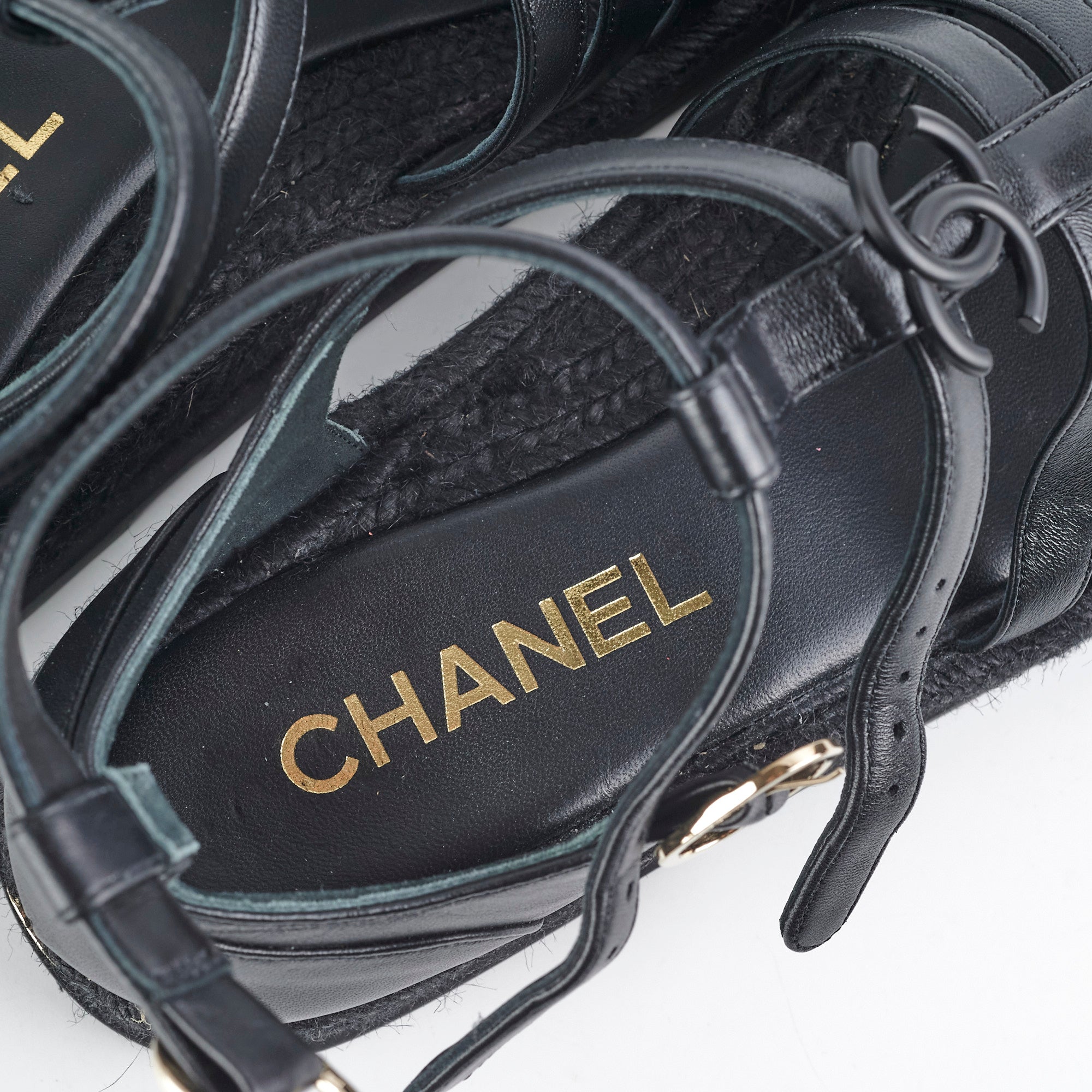 Chanel Roman Sandals Women Size 40 | Luxury Leather Gladiator Sandals for Summer - Perfect for Beach Vacations, Date Nights & Fashion Outings