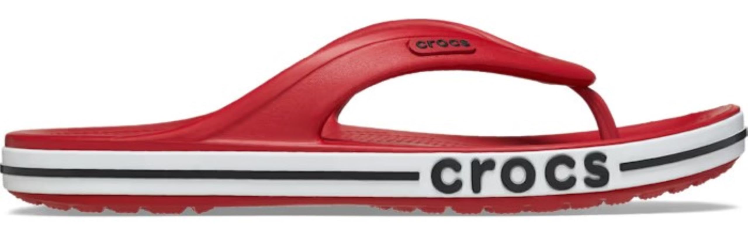 Crocs Unisex Bayaband Flip Flops - Comfortable Casual Sandals & Shower Shoes for Men & Women | Perfect for Beach, Pool, Spa & Indoor Use