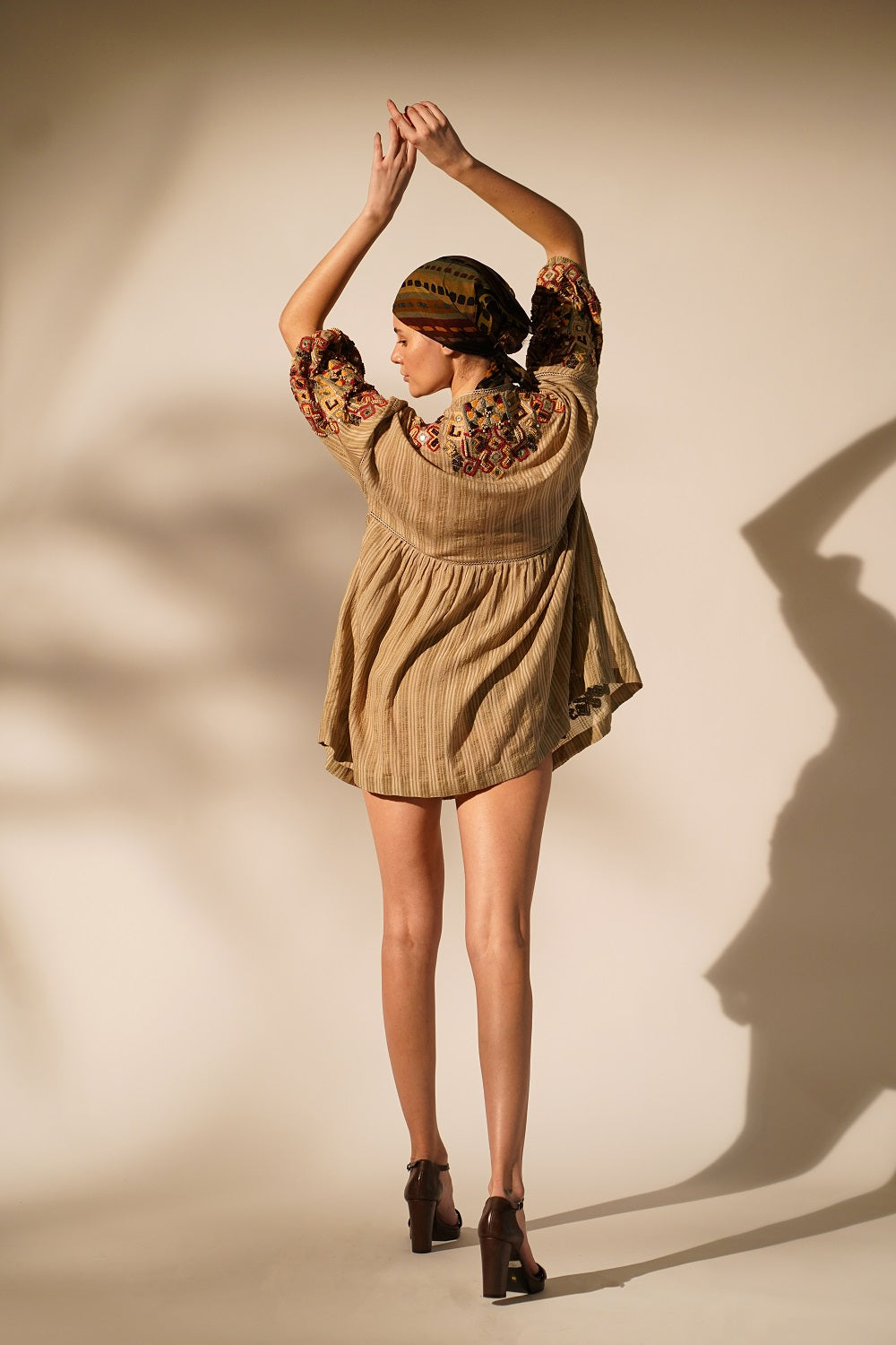 Khadi Short Dress for Women - Comfortable & Stylish Summer Casual Wear - Perfect for Beach, Vacation, and Everyday Outfits