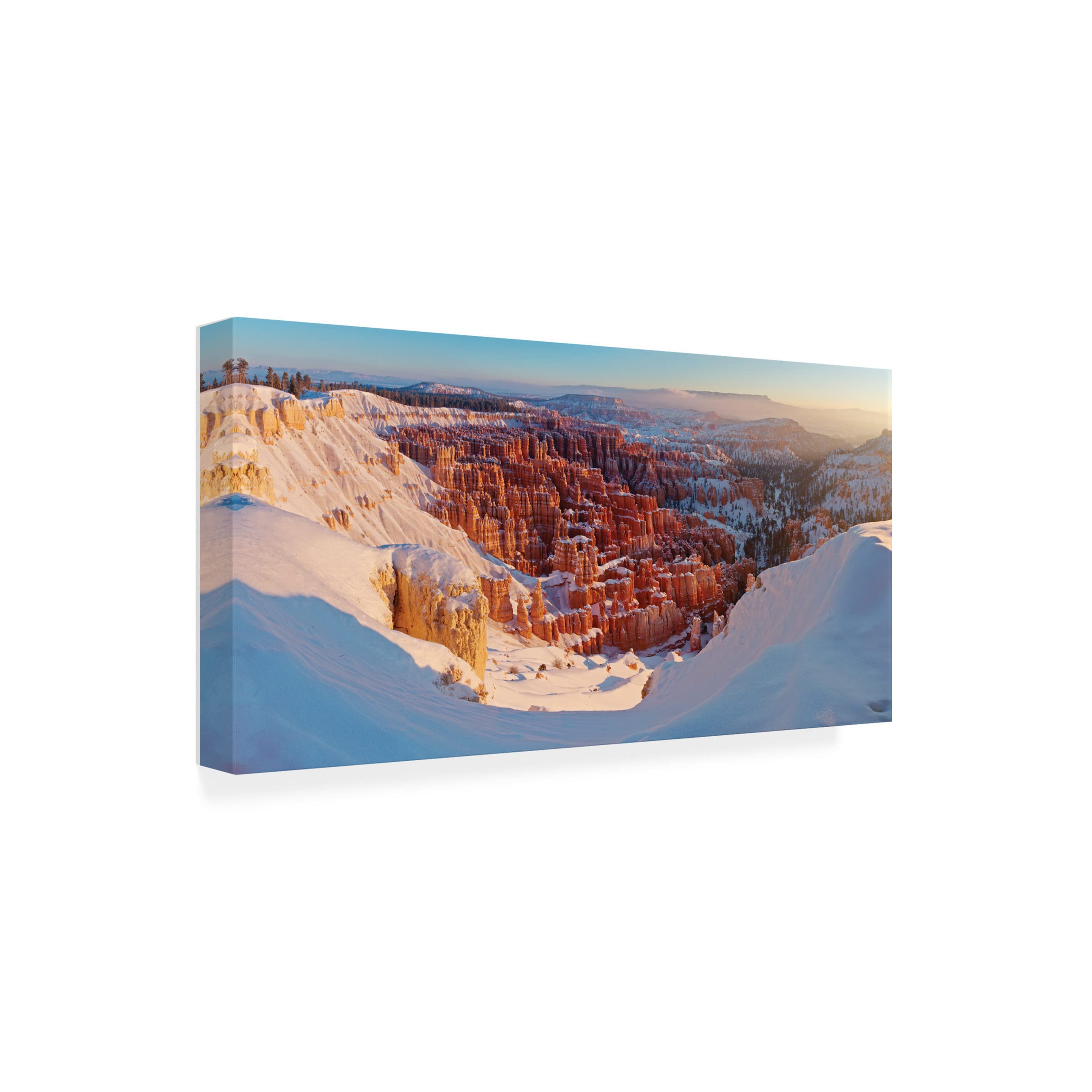 Trademark Fine Art 'Inspiration Point' Canvas Wall Art by Alexey Kharitonov - Modern Abstract Painting for Living Room, Bedroom & Office Decor