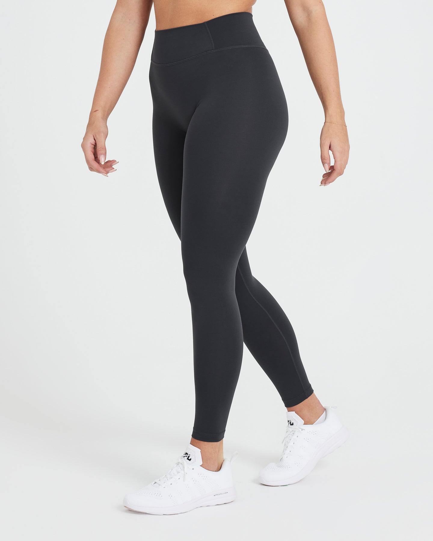 Timeless High-Waisted Leggings for Women - Soft & Stretchy Yoga Pants - Perfect for Workouts, Running, Lounge & Everyday Wear | Coal Black