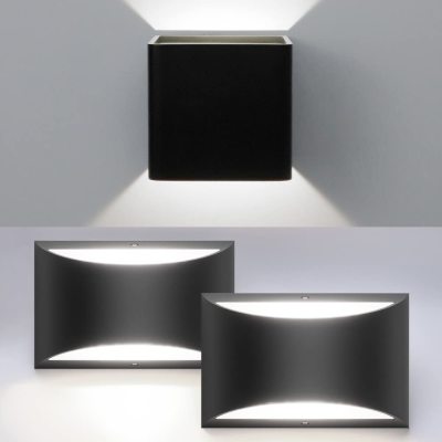 Illuminate Your Space with Elegance: The Aipsun Modern Black Aluminum LED Wall Sconce