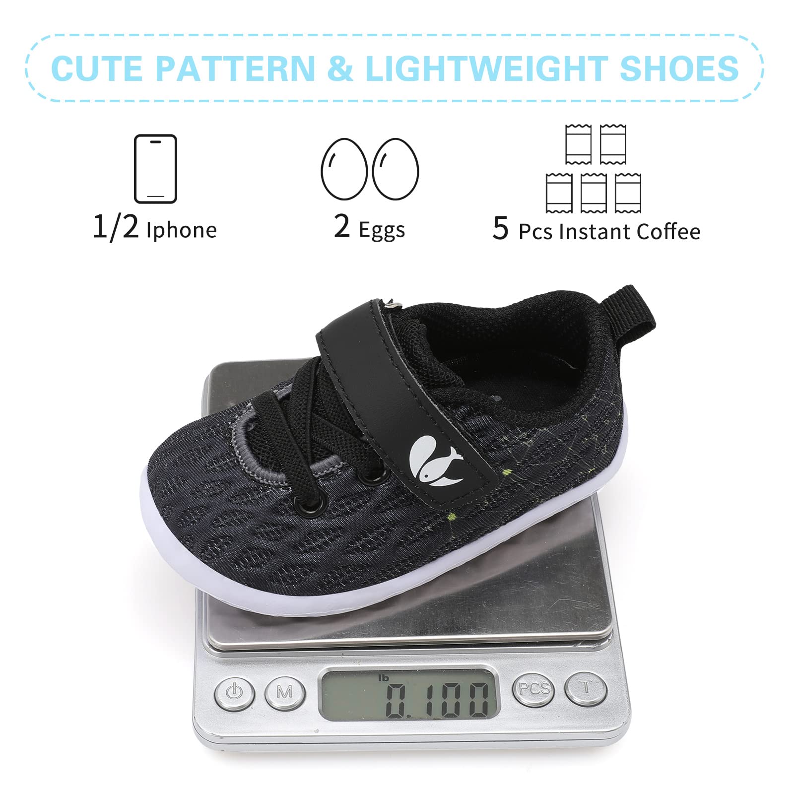 FEETCITY Baby Sneakers for Boys & Girls - Soft Sole First Walking Shoes for Infants & Toddlers - Non-Slip Crib Shoes for Newborns - Perfect for Indoor Play, Outdoor Adventures & Special Occasions