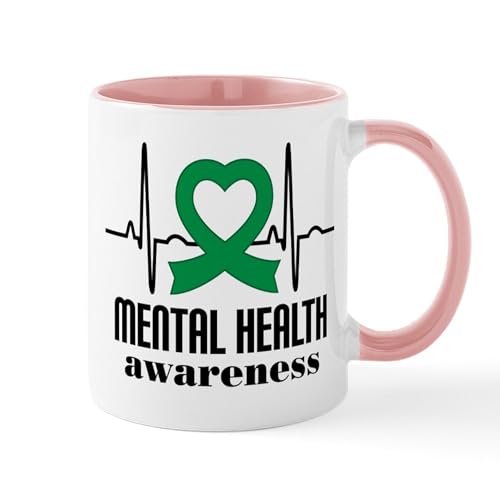 White/Pink Inside - Mental Health Heartbeat