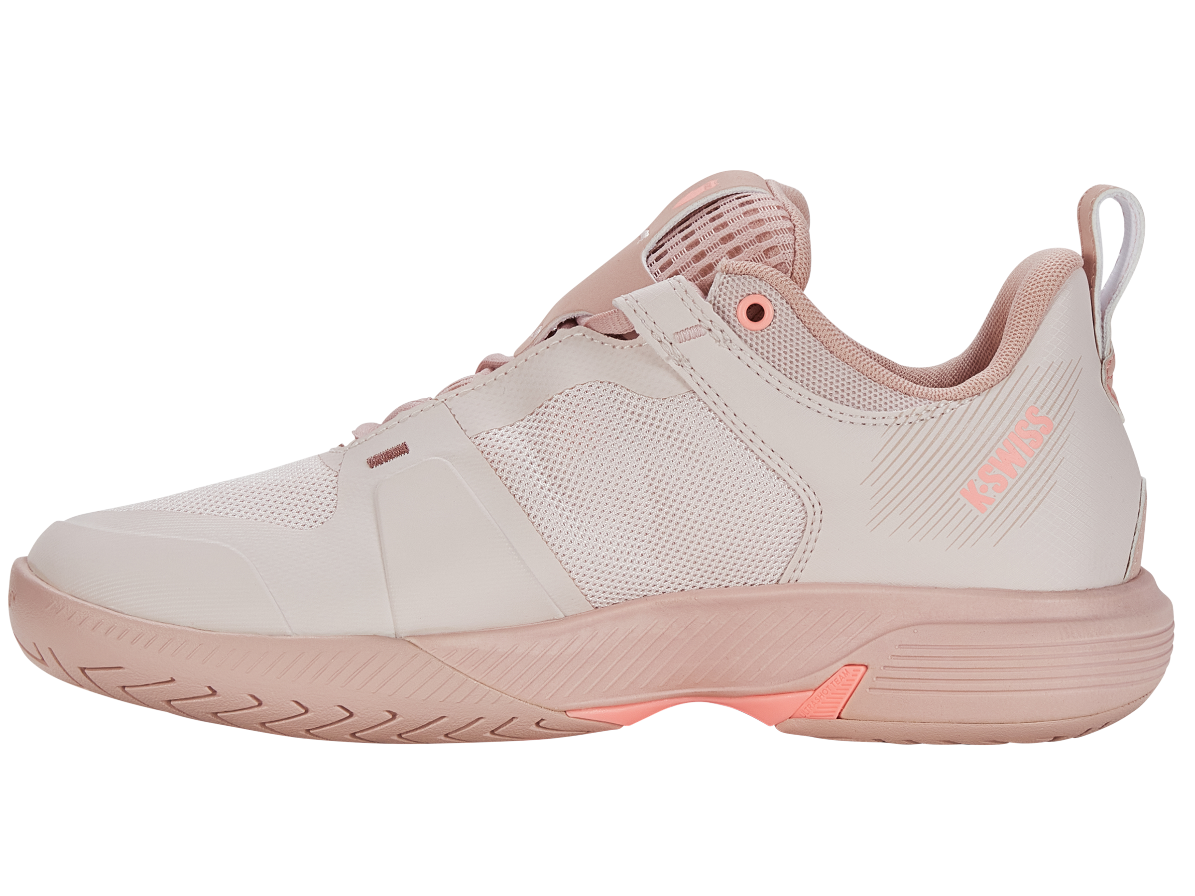ULTRASHOT TEAM Basketball Shoes - Women's Size 9.5 | Almost Mauve/Sepia Rose/Pale Neon Coral | Lightweight Performance Sneakers for Running, Training & Court Sports