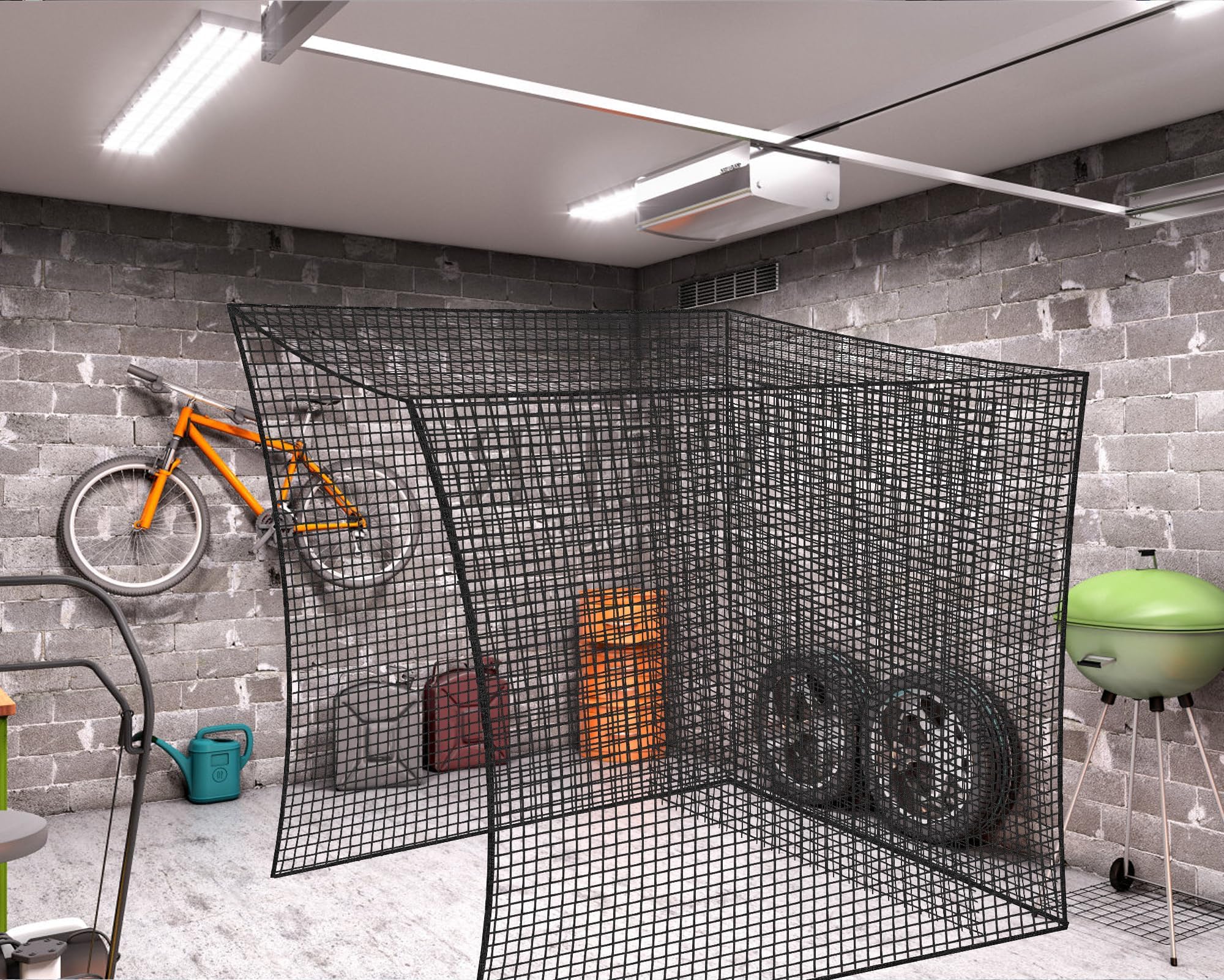 Premium Golf & Baseball Batting Cage Net for Indoor/Outdoor Practice - Heavy Duty Backyard Training Net for Golfers & Baseball Players - Perfect for Driving Range, Backyard Drills & Sports Training