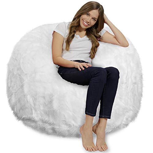 Plush Faux Fur - White