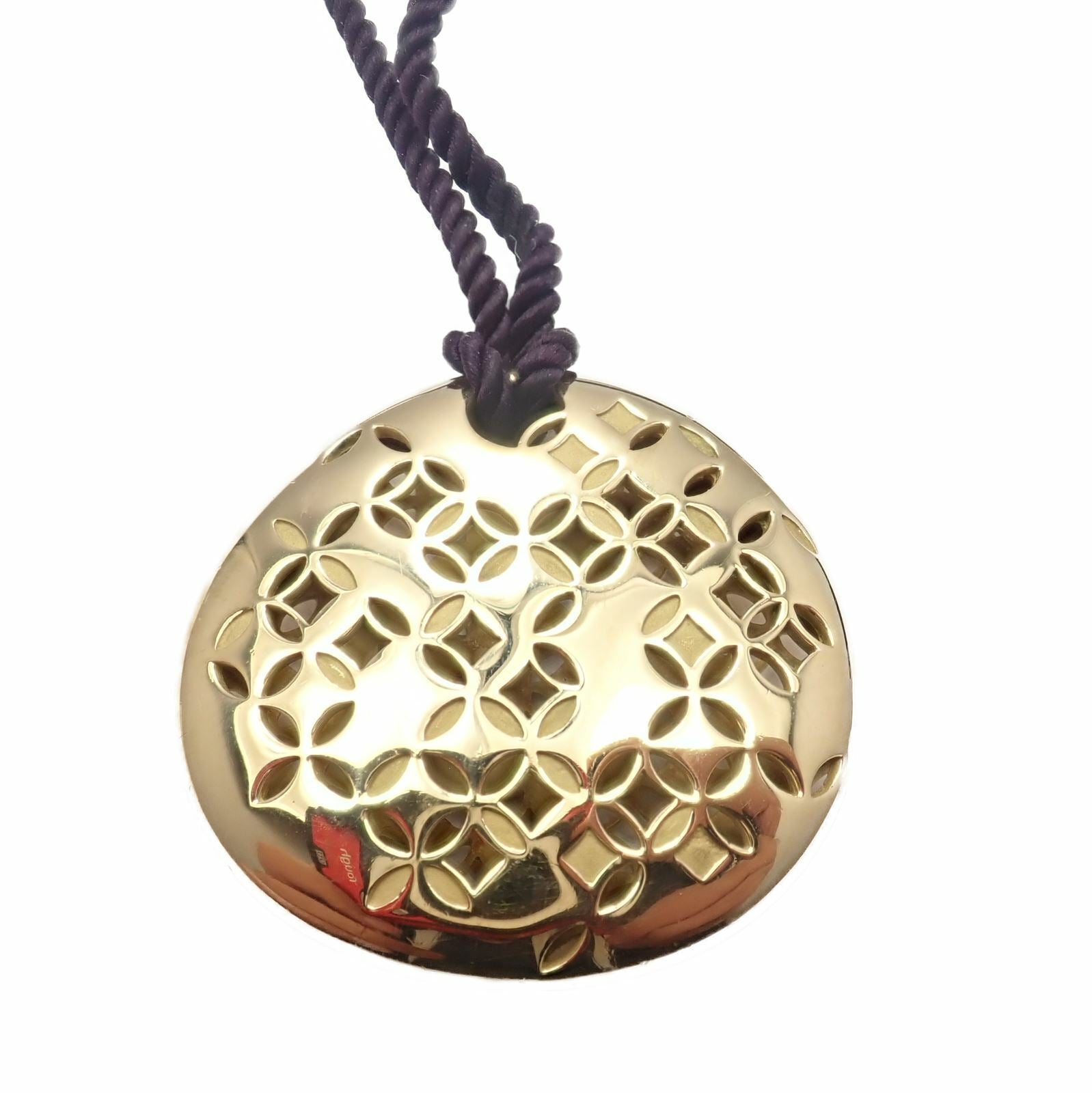 Authentic Louis Vuitton 18k Yellow Gold Large Pendant Necklace 27.8g - Luxury Designer Jewelry for Women, Perfect for Special Occasions & Gifts