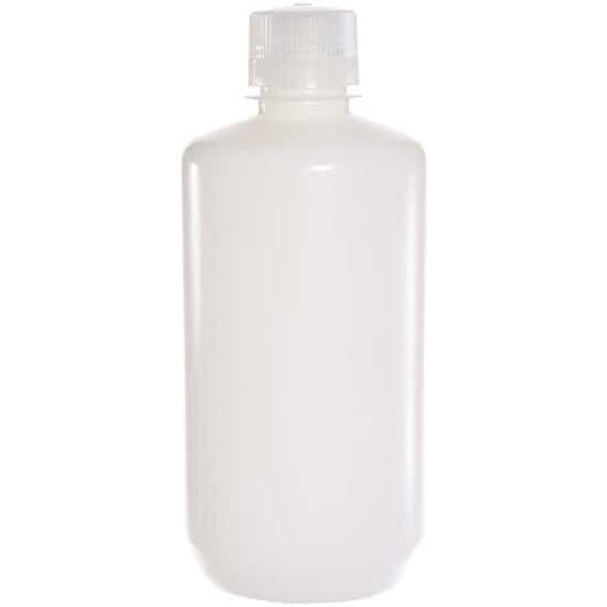 32oz (1000ml) Narrow Mouth HDPE Plastic Reagent Bottles with Screw Caps - Pack of 24 - Ideal for Laboratory, Chemical Storage & DIY Projects