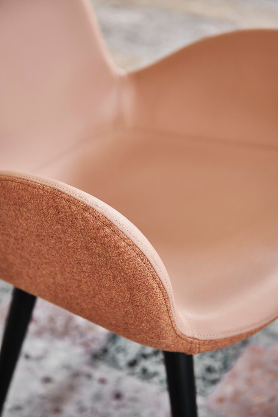 Midj Dalia PB M_Q TS Armchair - Modern Accent Chair for Living Room, Bedroom, or Office - Stylish and Comfortable Seating Solution