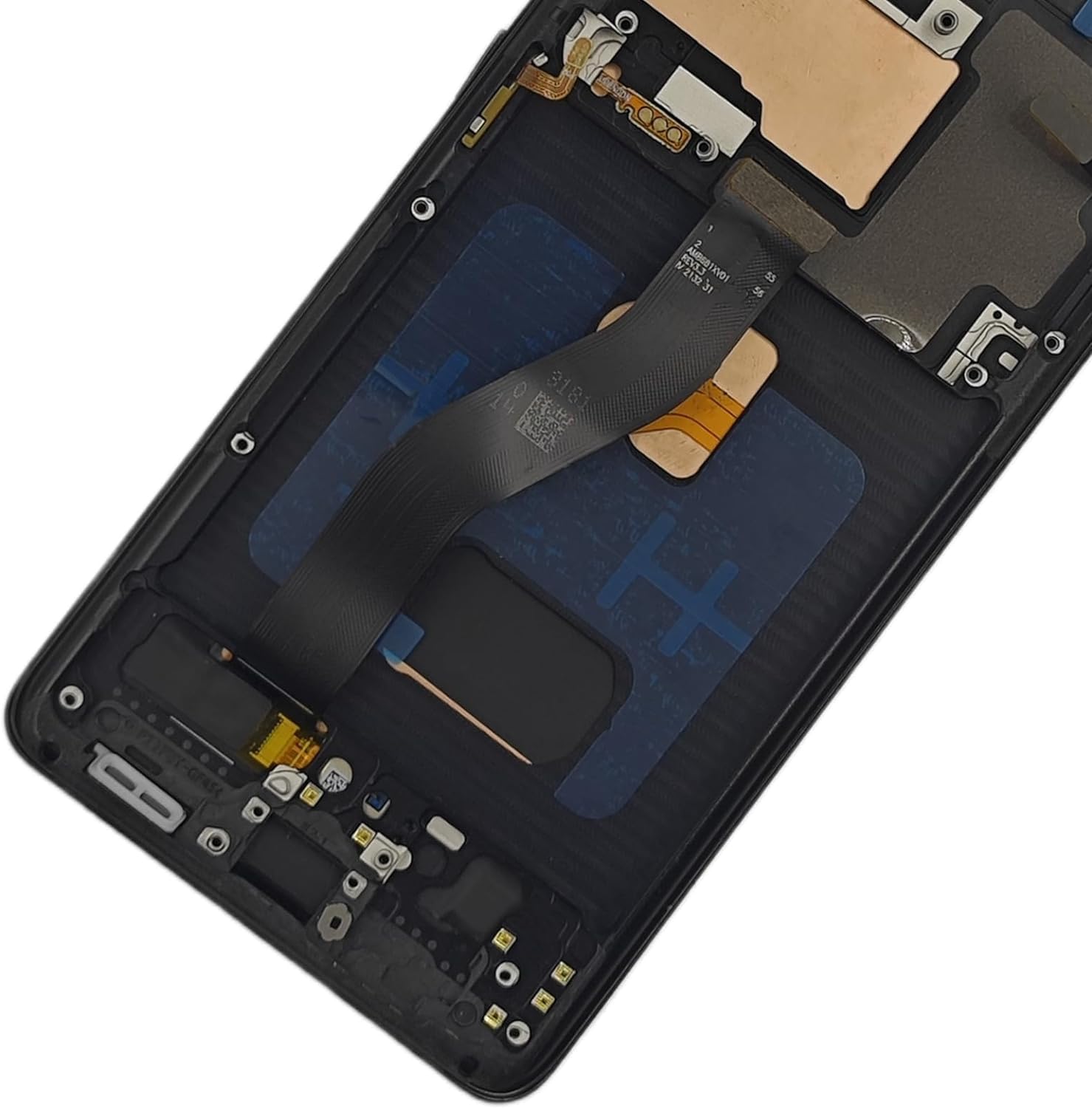 Samsung Galaxy S21 Ultra 5G AMOLED Screen Replacement Kit with Frame - SM-G998U/G998A/G998W LCD Touch Display Digitizer & Tools (Black, US Version) - Perfect for DIY Phone Repair & Screen Replacement