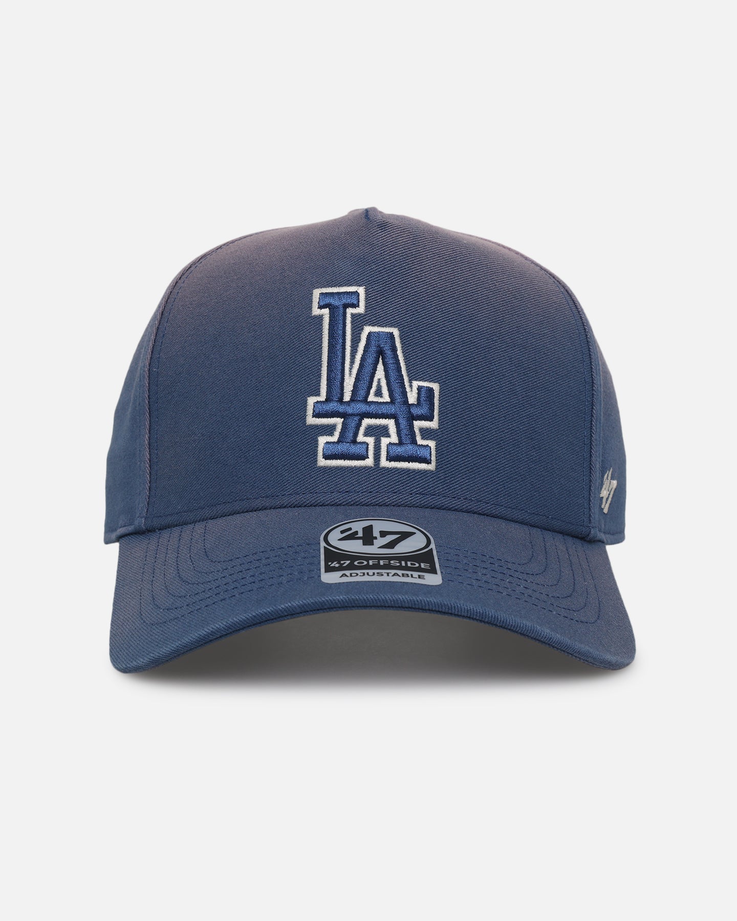 47 Brand Los Angeles Dodgers 'Sunbleach' 47 Offside Snapback Hat - Timber Blue Adjustable Baseball Cap for Men & Women - Perfect for Sports Games, Casual Wear & Fan Collections