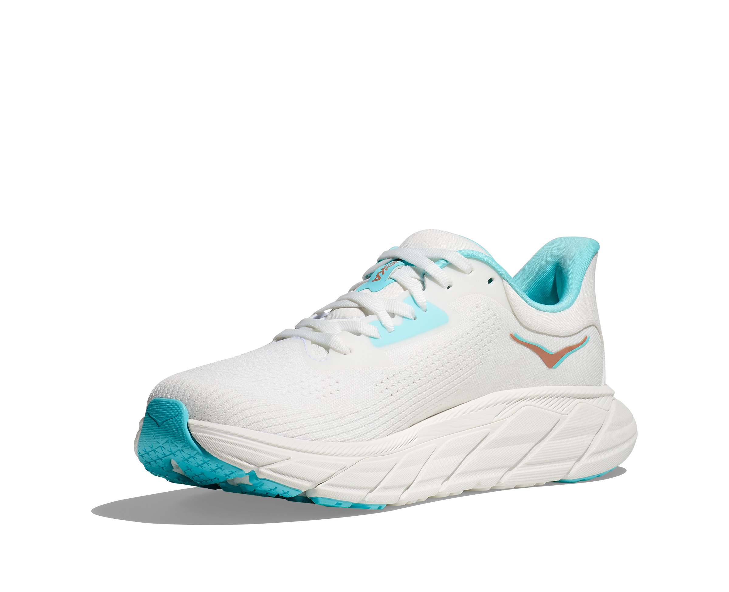 Women's HOKA Arahi 7 WIDE Running Shoes - Stability & Cushion for Overpronation (Frost/Rose Gold) | Perfect for Road Running, Jogging & Long Distance Training