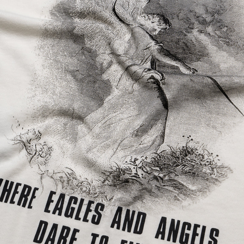 Godspeed Graphic T-Shirt - Flat White | Men's Streetwear Tee for Casual Wear & Urban Fashion