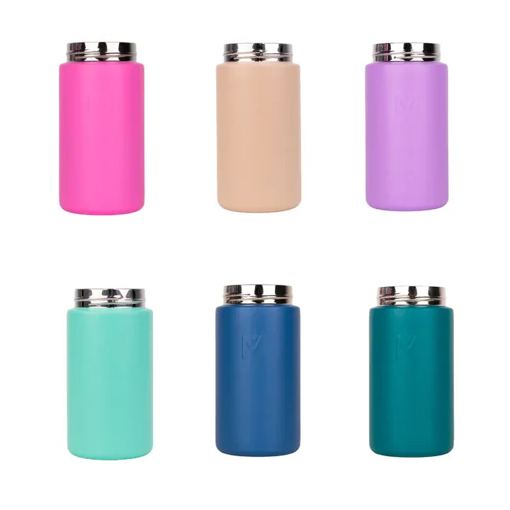 Montii.Co Fusion Universal Insulated Base 350ml - Premium Coffee Travel Mug with Leak-Proof Lid, Stainless Steel Thermos for Hot & Cold Drinks - Perfect for Office, Commuting, Camping and Outdoor Activities