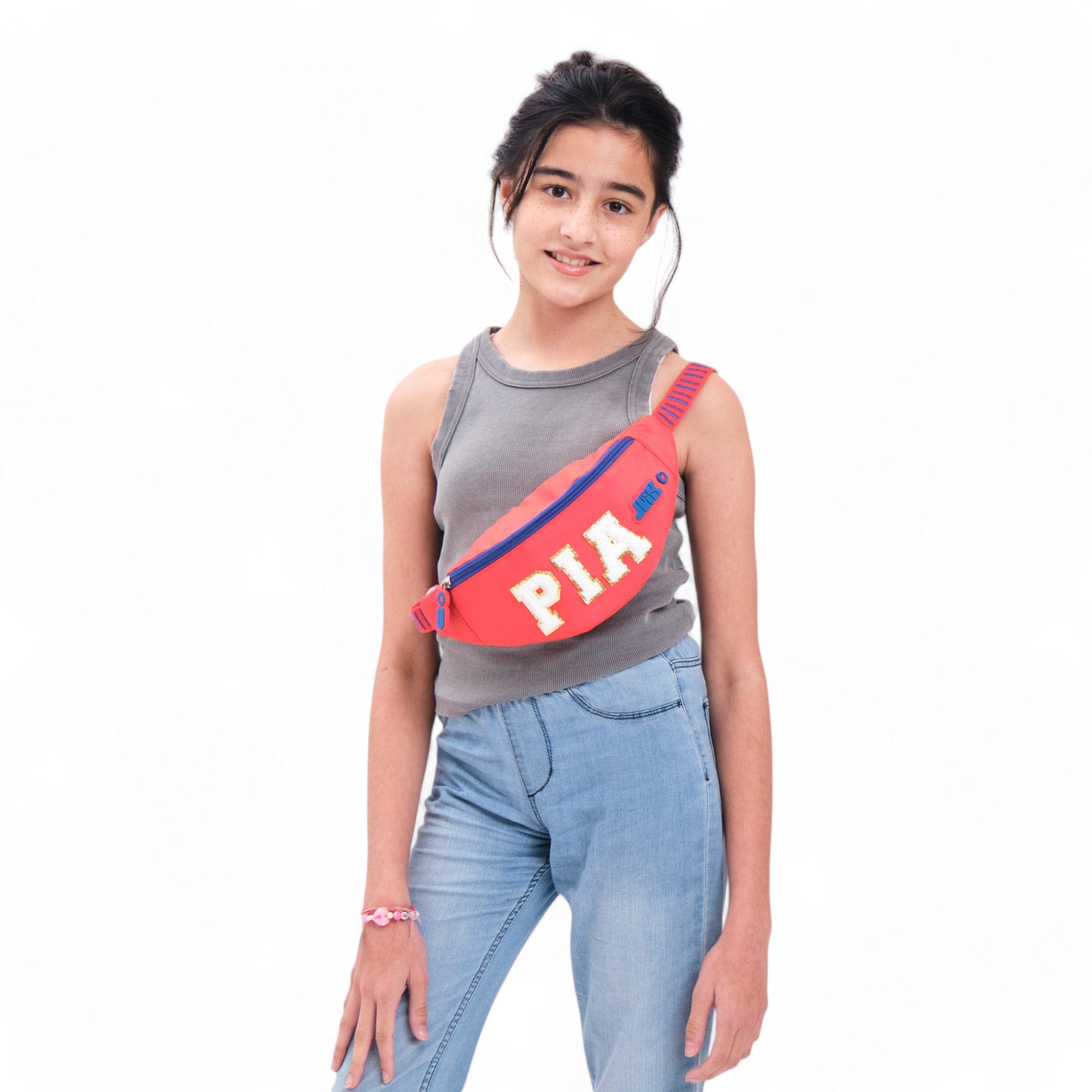 Moji Fanny Pack Waist Bag - Adjustable Strap, Lightweight & Waterproof (Red) - Perfect for Running, Hiking, Travel & Outdoor Activities