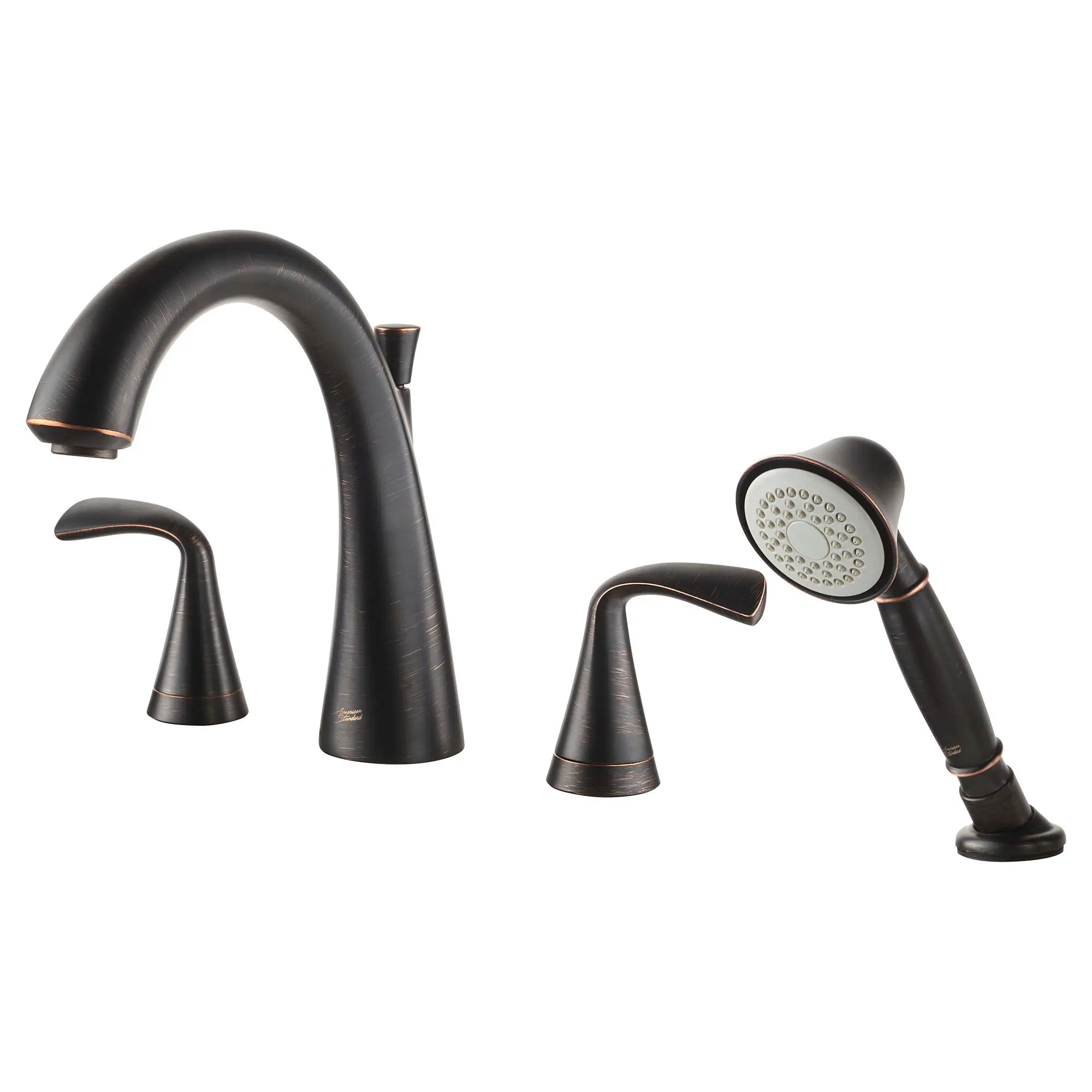 Fluent® Bathtub Faucet with Lever Handles & Personal Shower - Compatible with Flash® Rough In Valve - Perfect for Modern Bathroom Renovations and Spa-Like Shower Experiences