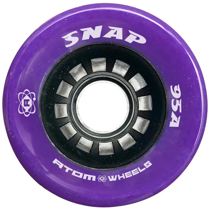 Atom Snap Wheels 91A & 95A - High Performance Skateboard Wheels (Pack of 4) - Perfect for Street Skating & Park Riding