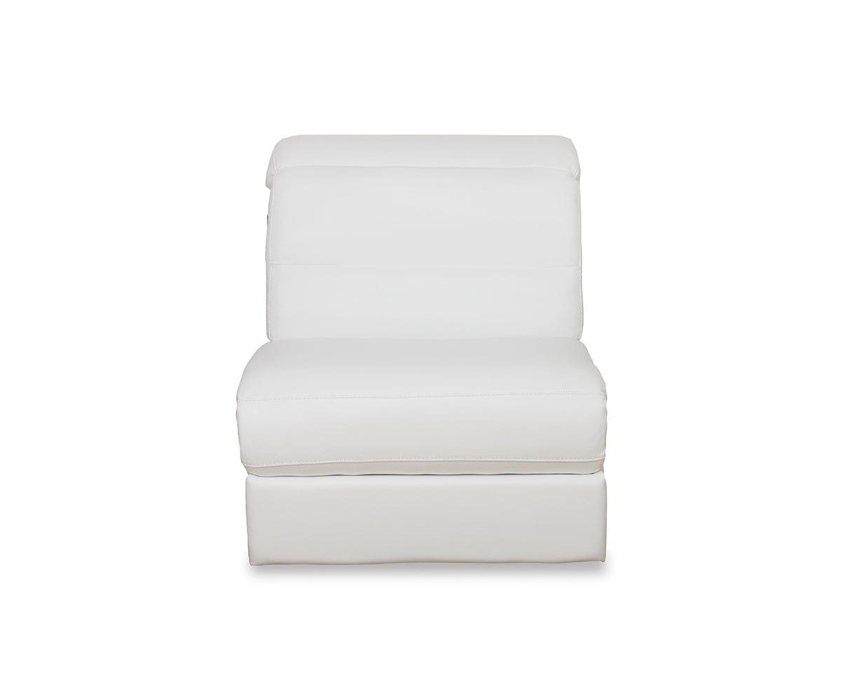 Angelo Armless Chair - Modern Accent Chair for Living Room, Bedroom, or Office - Perfect for Small Spaces and Minimalist Decor