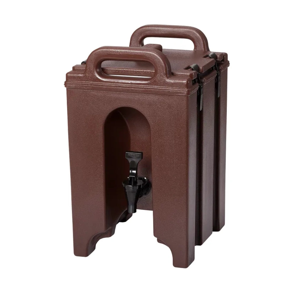 Cambro 100LCD131 1.5 Gallon Insulated Beverage Dispenser - Dark Brown | Commercial & Home Use for Coffee, Tea, Lemonade | Perfect for Restaurants, Cafes, Events & Parties