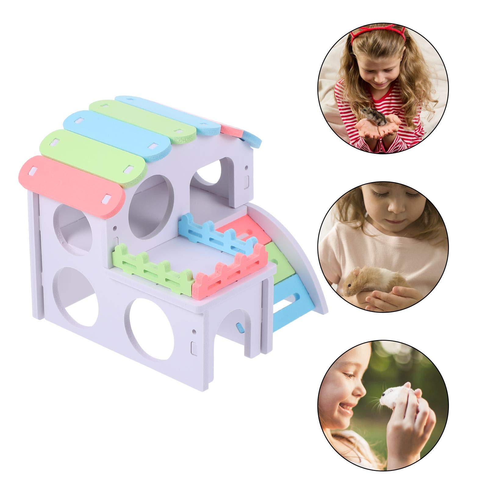 Mini Hamster House - Cozy Pet Sleeping Bed for Hedgehogs & Small Pets - Perfect for Play & Rest
