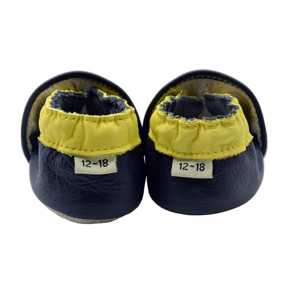 iEvolve Soft Sole Baby Shoes for Girls & Boys - First Walker Crib Moccasins for Toddlers (Ideal for Indoor Play, First Steps & Special Occasions)