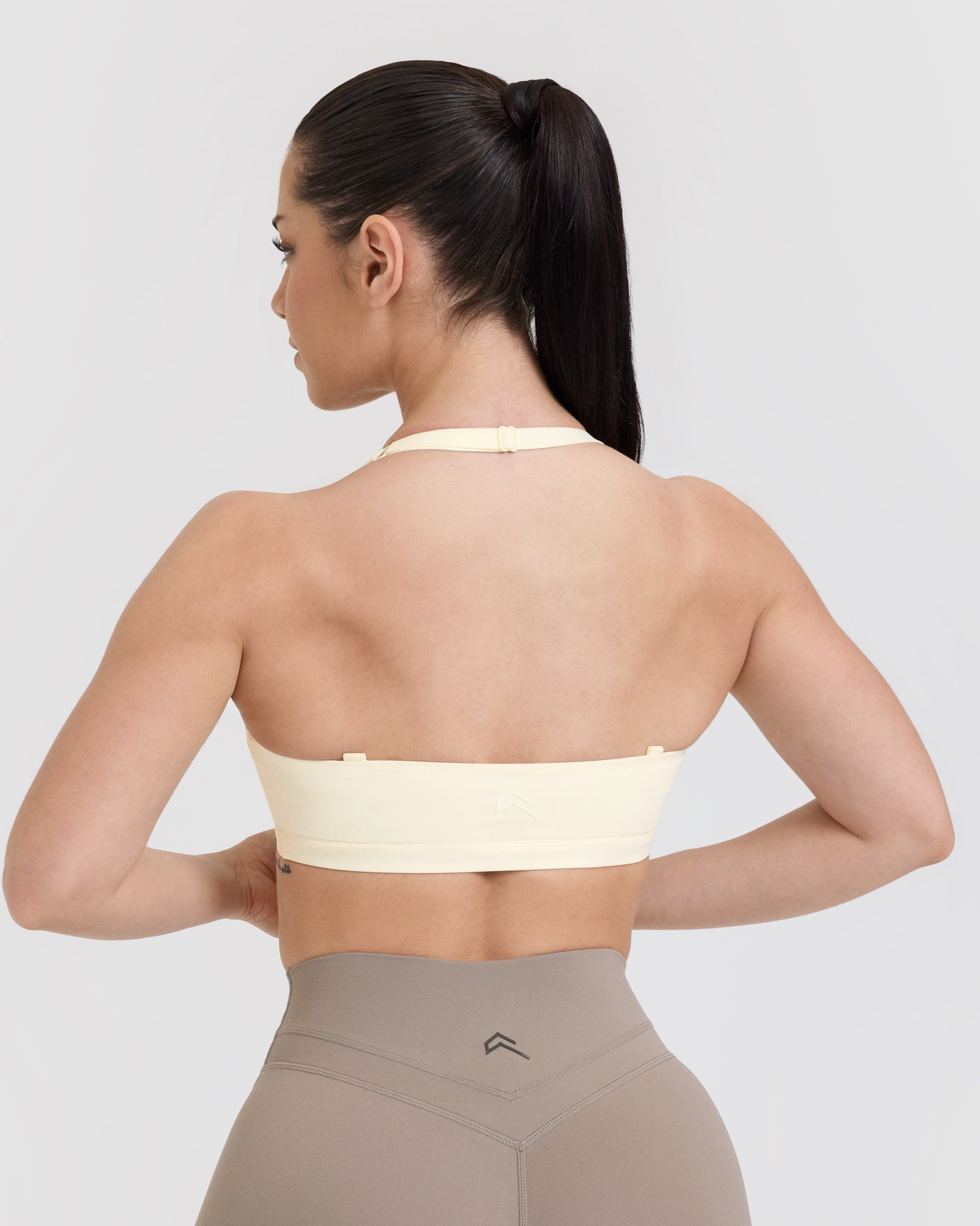 High Support Unified Twist Sports Bra for Women - Off White | Yoga, Running, Gym & Workout Activewear