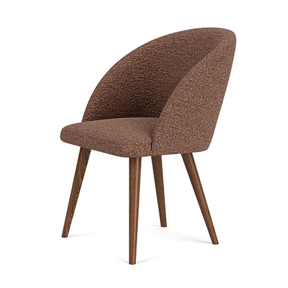 Holly Boucle Dining Chair - Modern Upholstered Accent Chair for Kitchen, Dining Room & Office - Comfortable & Stylish Home Decor