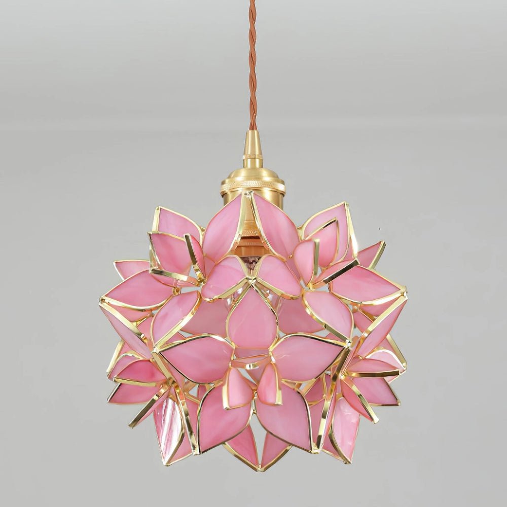 Handmade Capiz Shell Pendant Light - Elegant Boho Ceiling Fixture for Dining Room, Bedroom & Living Room Decor