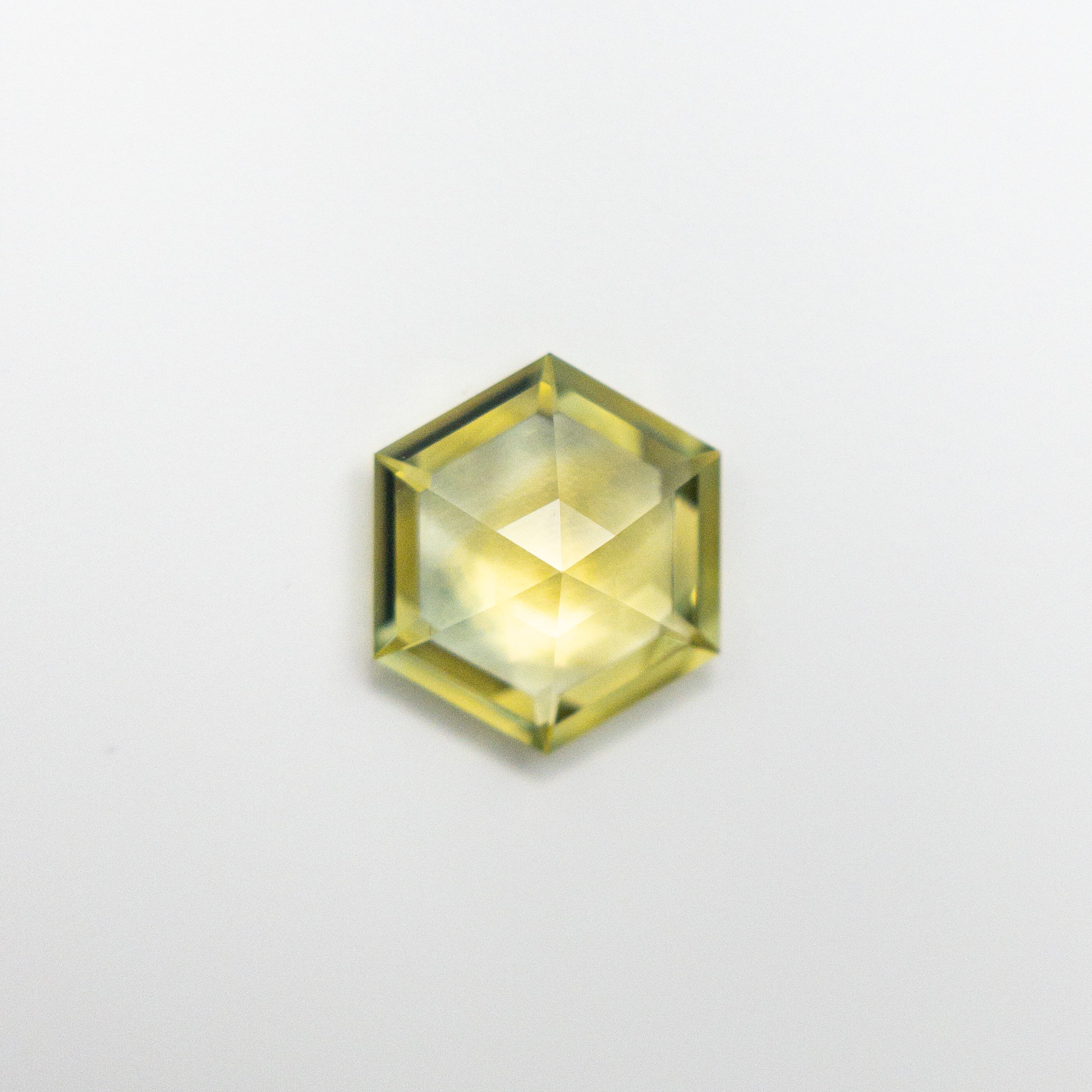 0.75ct Natural Hexagon Step Cut Blue Sapphire Gemstone (6.72x5.84x2.44mm) - Perfect for Engagement Rings & Fine Jewelry Making