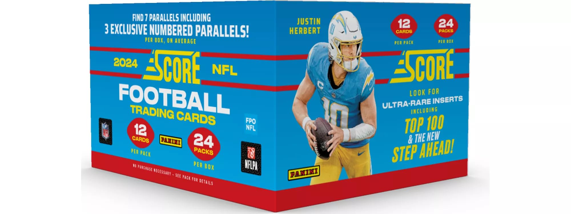 2024 Panini Score Football NFL Trading Card Retail Box - 24 Packs per Box | Collectible Trading Cards for NFL Fans & Sports Memorabilia Collectors | Perfect for Game Day, Trading, and Display