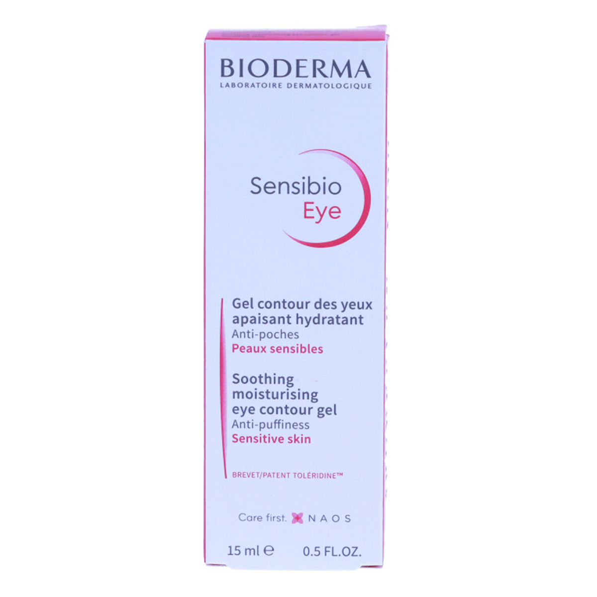Sensibio Eye Contour Gel 15ml - Soothing & Hydrating Under Eye Treatment for Dark Circles & Puffiness - Perfect for Morning & Night Skincare Routine