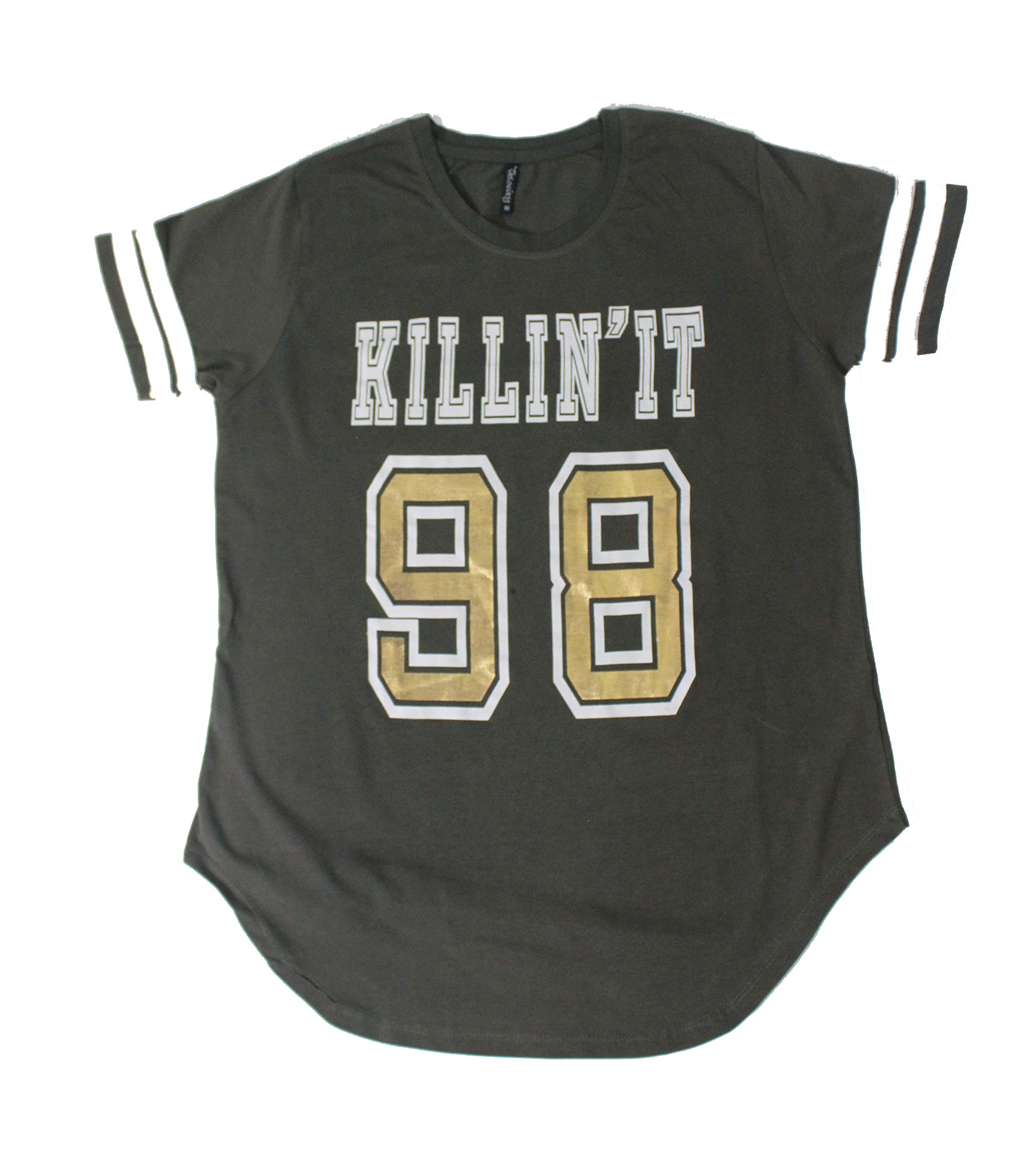 Premium Graphic Football T-Shirt with Sewn Sleeve Bands - Comfortable Sports Tee for Football Fans, Game Day Outfits & Casual Wear