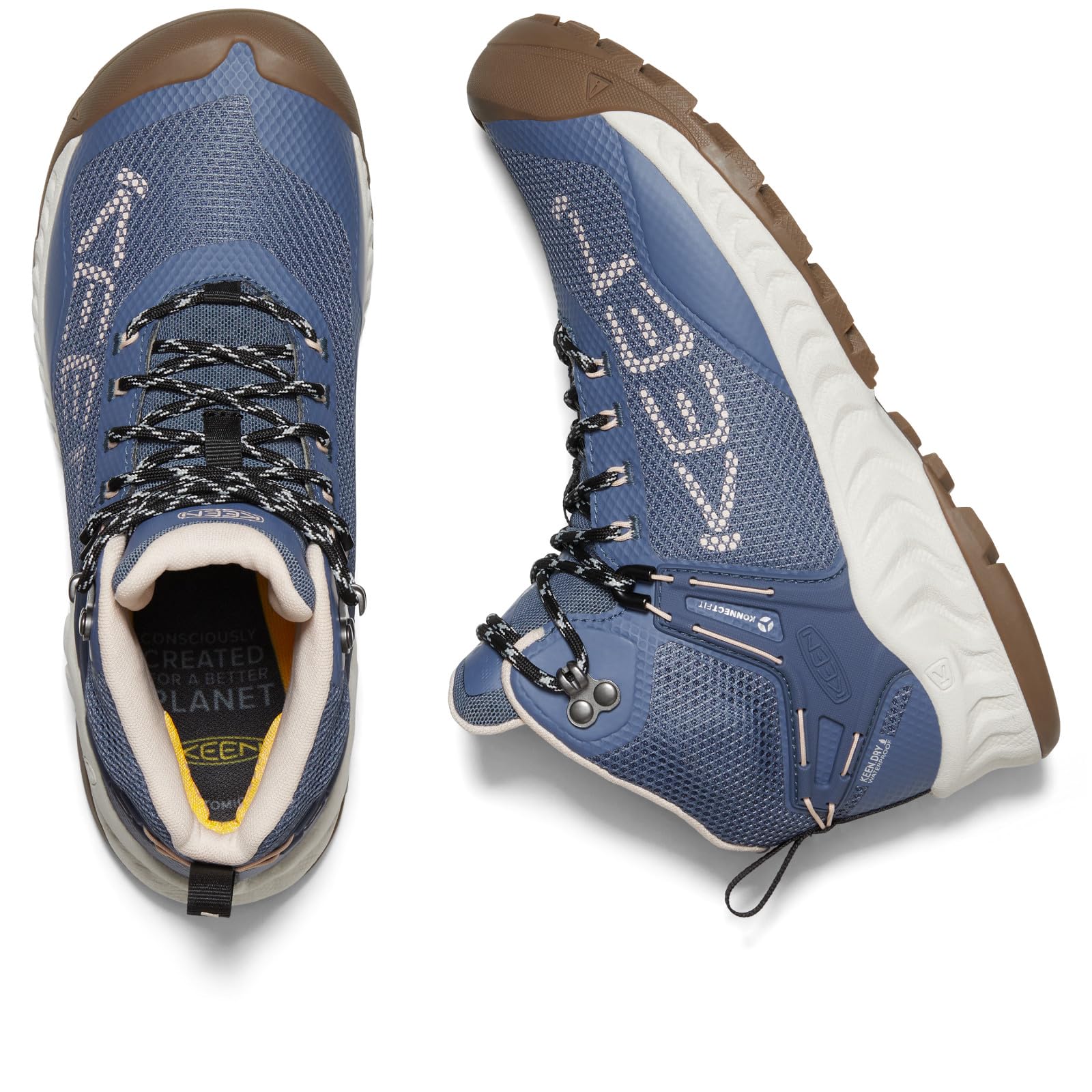 KEEN Women's Nxis Evo Mid Height Waterproof Hiking Boots - Lightweight & Breathable for Fast Packing & Outdoor Adventures