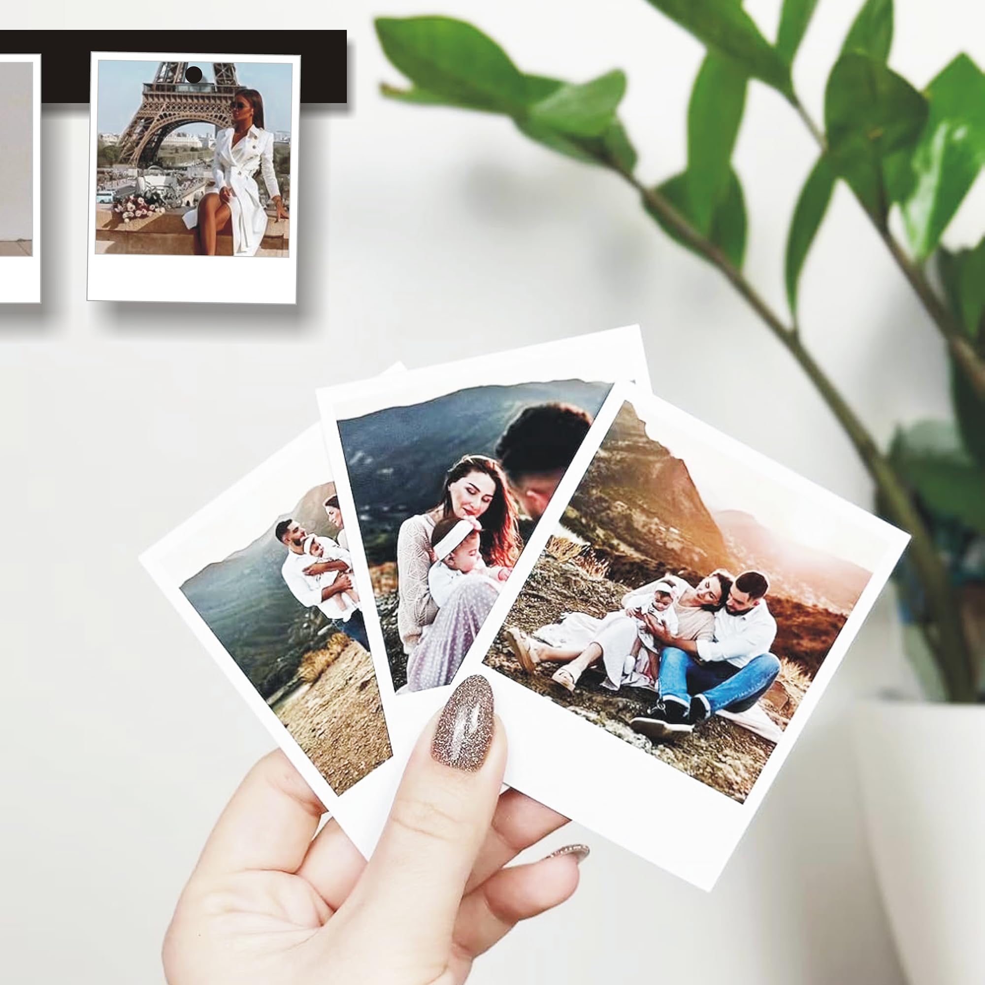 Magnetic Photo Frames - 6 Pack Wall Hanging Display for Home Decor
