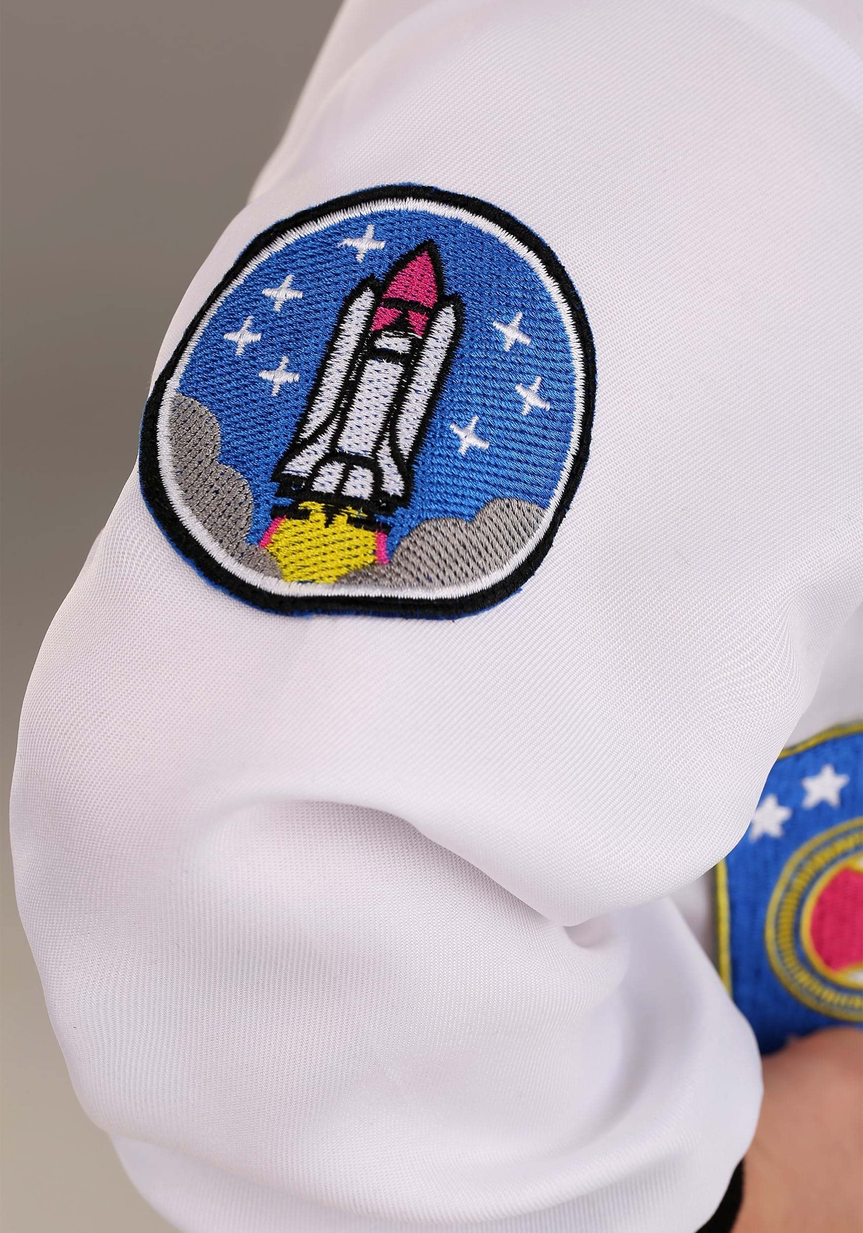 White Astronaut Costume for Toddlers - Kids Space Suit Dress Up for Halloween, Cosplay & Birthday Parties