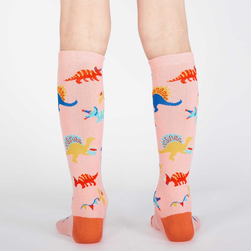Fun Knee High Socks for Teens - Playful Party Animal Design - Perfect for School, Cosplay & Festival Outfits