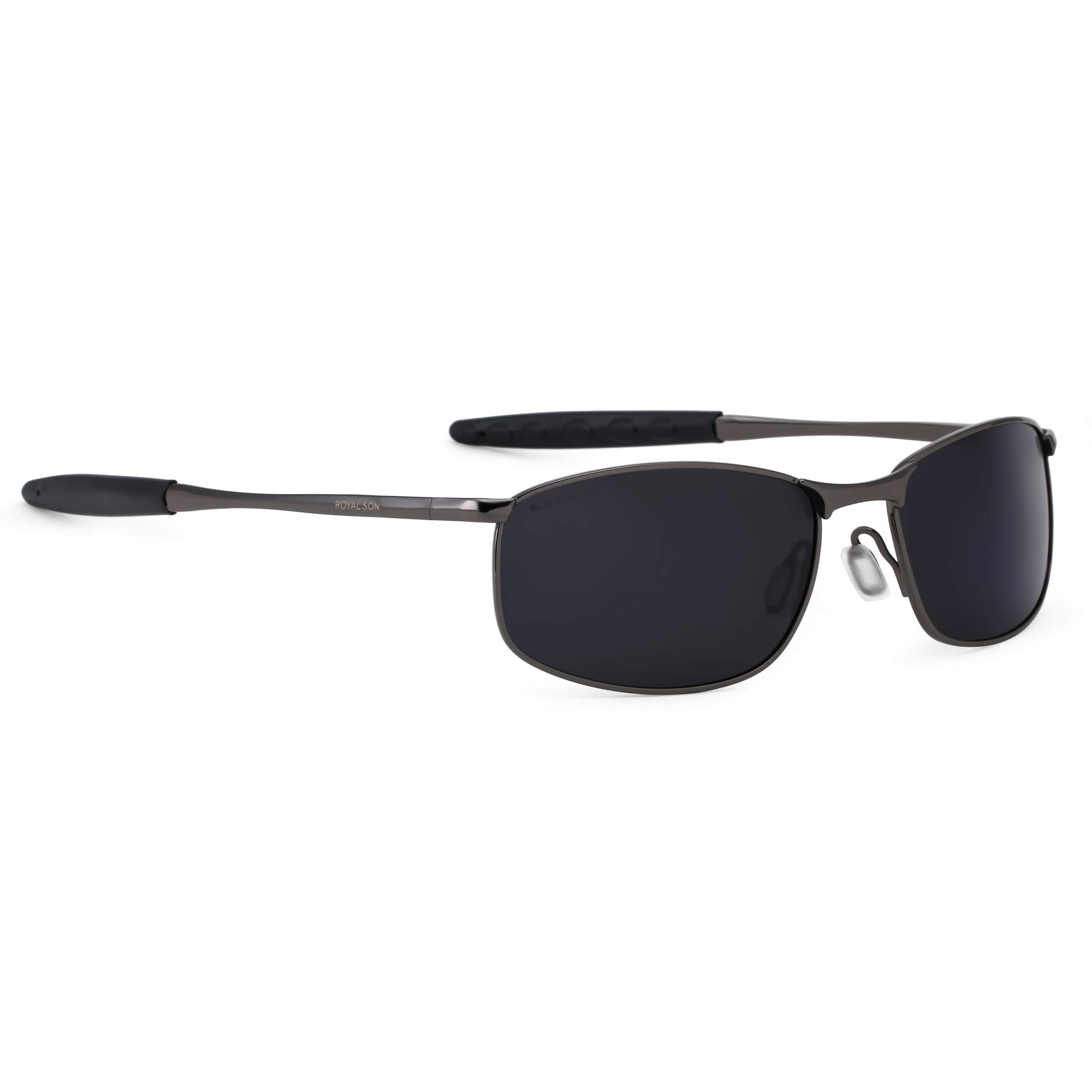 Polarized Wrap Around Driving Sunglasses for Men - UV Protection & Anti-Glare - Perfect for Outdoor Sports, Driving & Travel