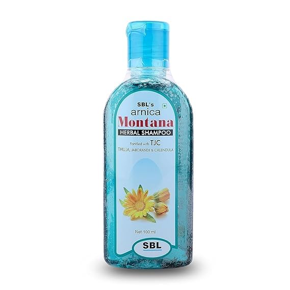 Shop Homeo Arnica Montana Herbal Shampoo 100ml - Natural Hair Care for Scalp Health & Hair Growth - Perfect for Daily Use & Sensitive Scalps