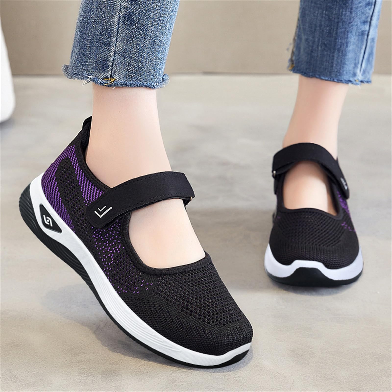 Women's Comfortable Low Top Lace-Up Sneakers - Fashion Walking & Tennis Shoes for Women - Wide Width Penny Loafers - Perfect for Casual Wear, Workouts & Daily Activities