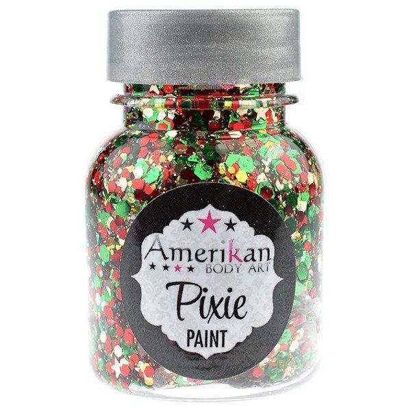 Santa Claus Pixie Paint 1 Oz - Festive Face & Body Paint for Christmas Costumes, Holiday Parties, and DIY Crafts