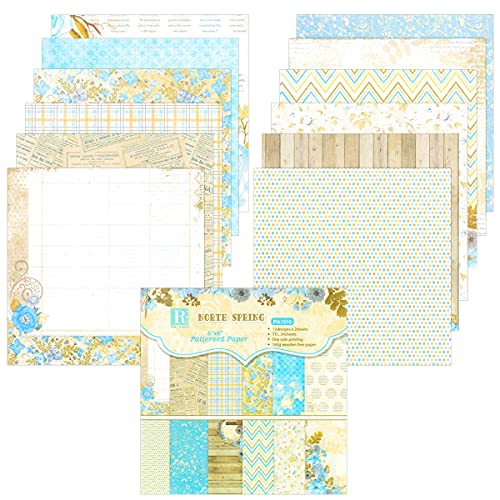 Blue & Brown Floral Theme