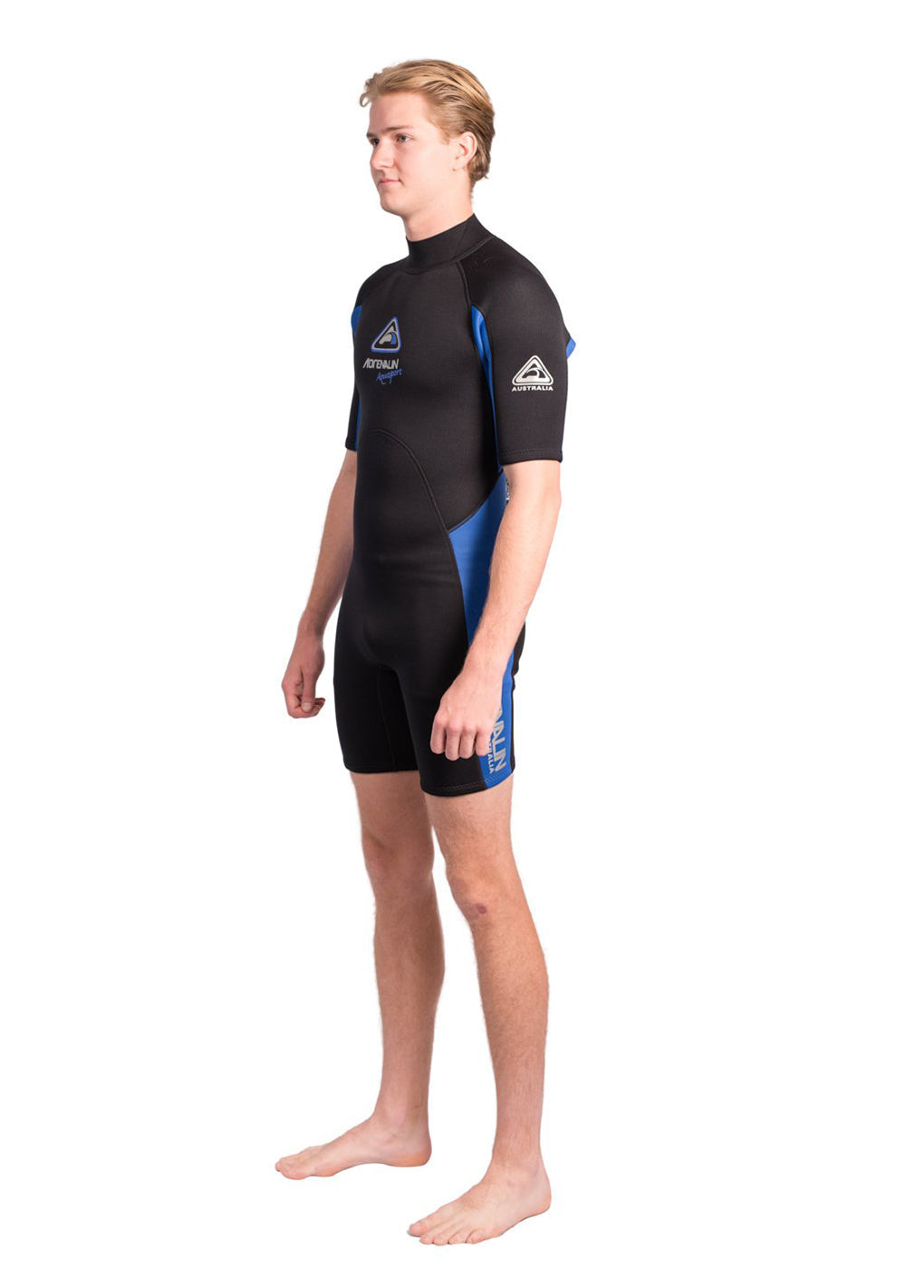 Adrenaline Men's 2mm Aquasport Spring Wetsuit for Surfing, Diving & Water Sports | Lightweight & Flexible Neoprene Suit
