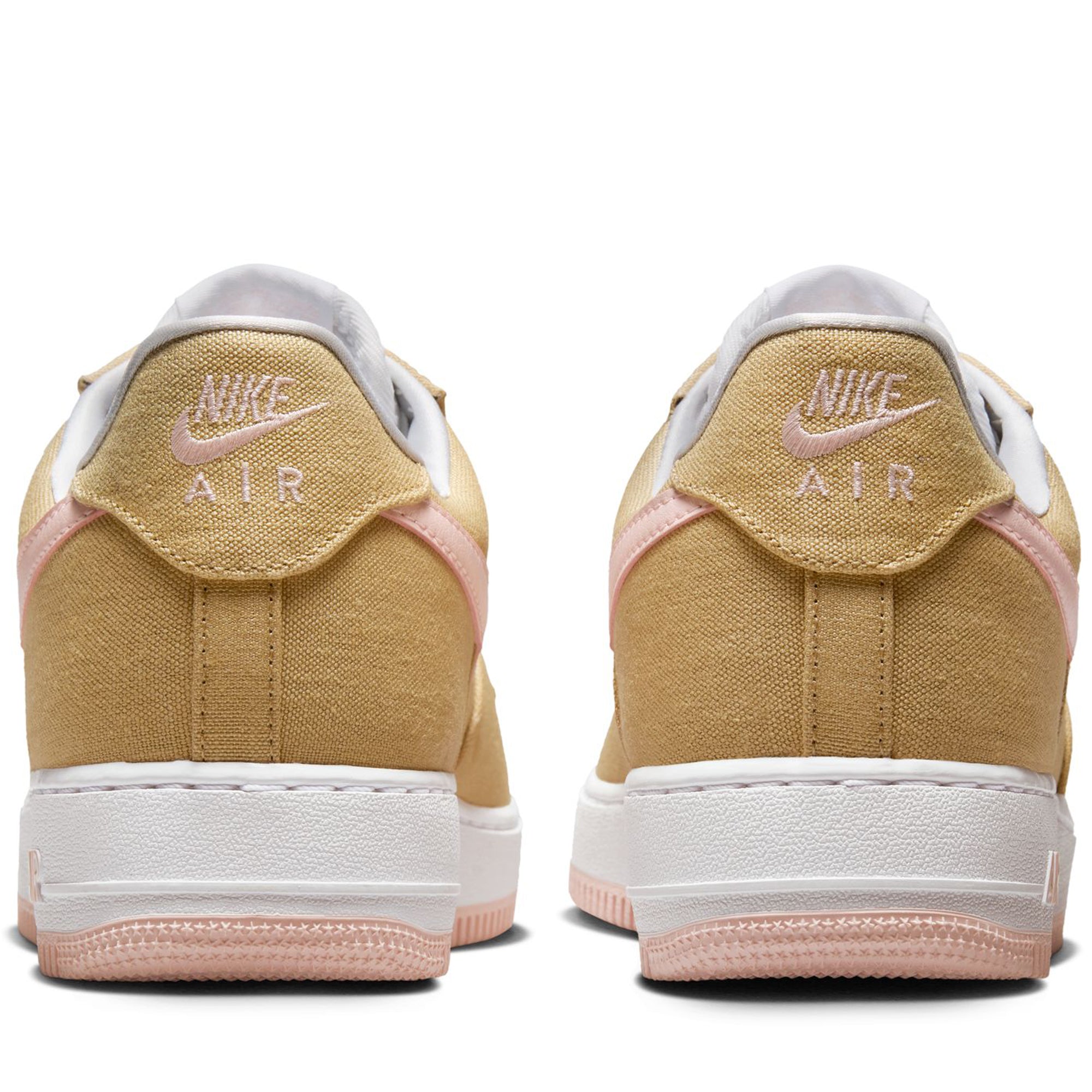 Nike Air Force 1 Retro 'Linen Canvas' Sneakers - Linen/Atmosphere Colorway - Classic Basketball Shoes for Men & Women - Perfect for Casual Wear, Street Style & Everyday Fashion