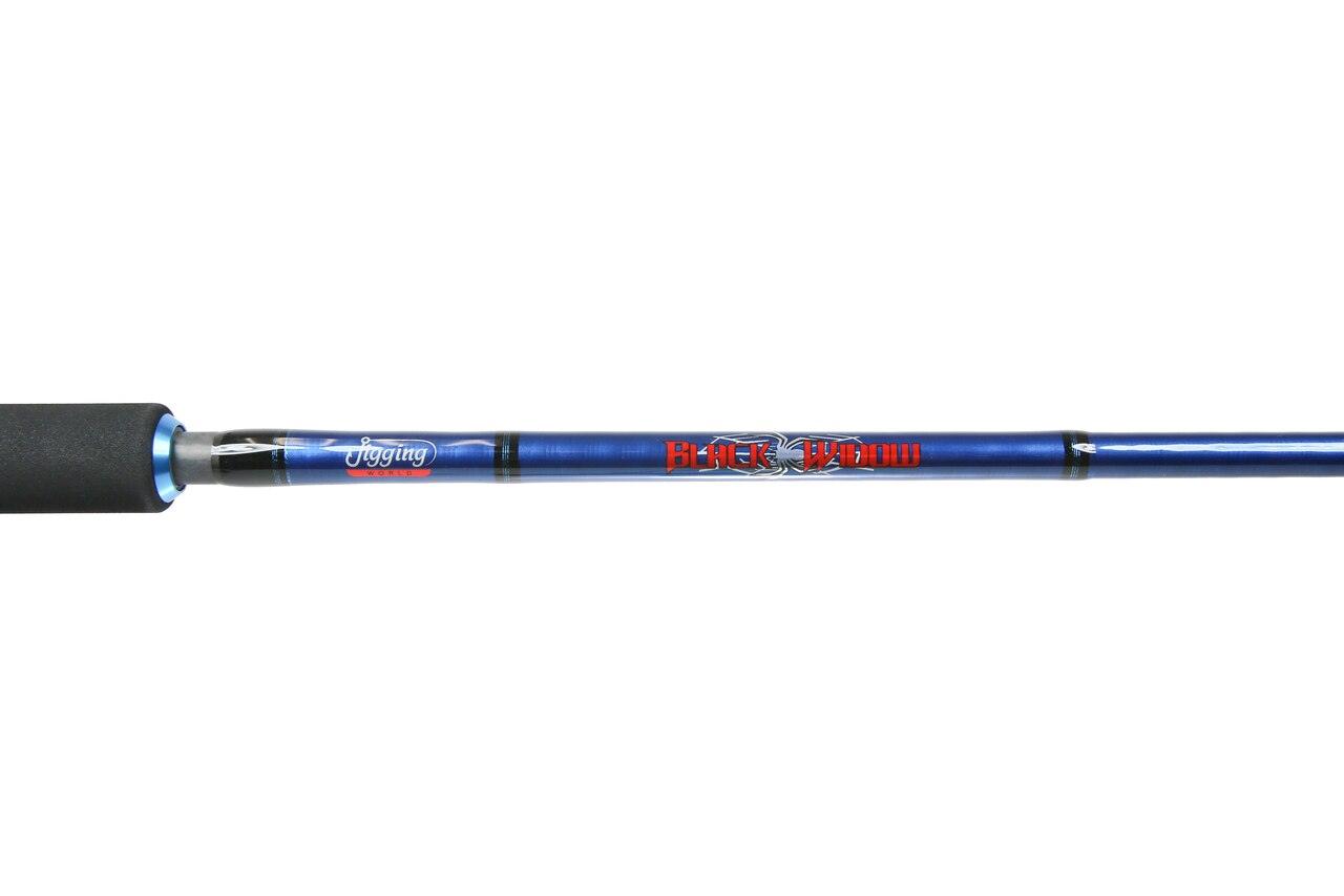 Jigging World Black Widow Popping Fishing Rod - Saltwater Surf Casting Rod for Popping & Jigging - Perfect for Offshore Fishing & Big Game Angling