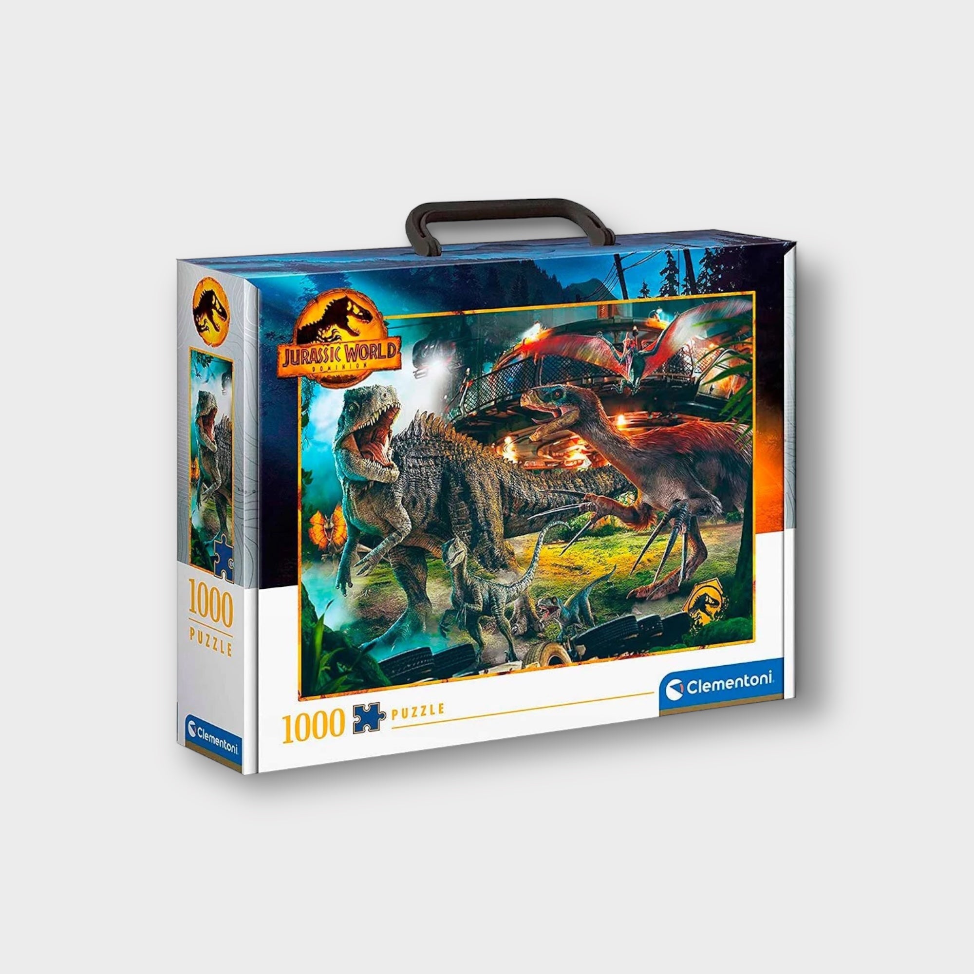 1000 Piece Jurassic World Puzzle Set - Dinosaur Jigsaw Puzzle for Adults & Kids - Perfect for Family Game Night & Educational Fun